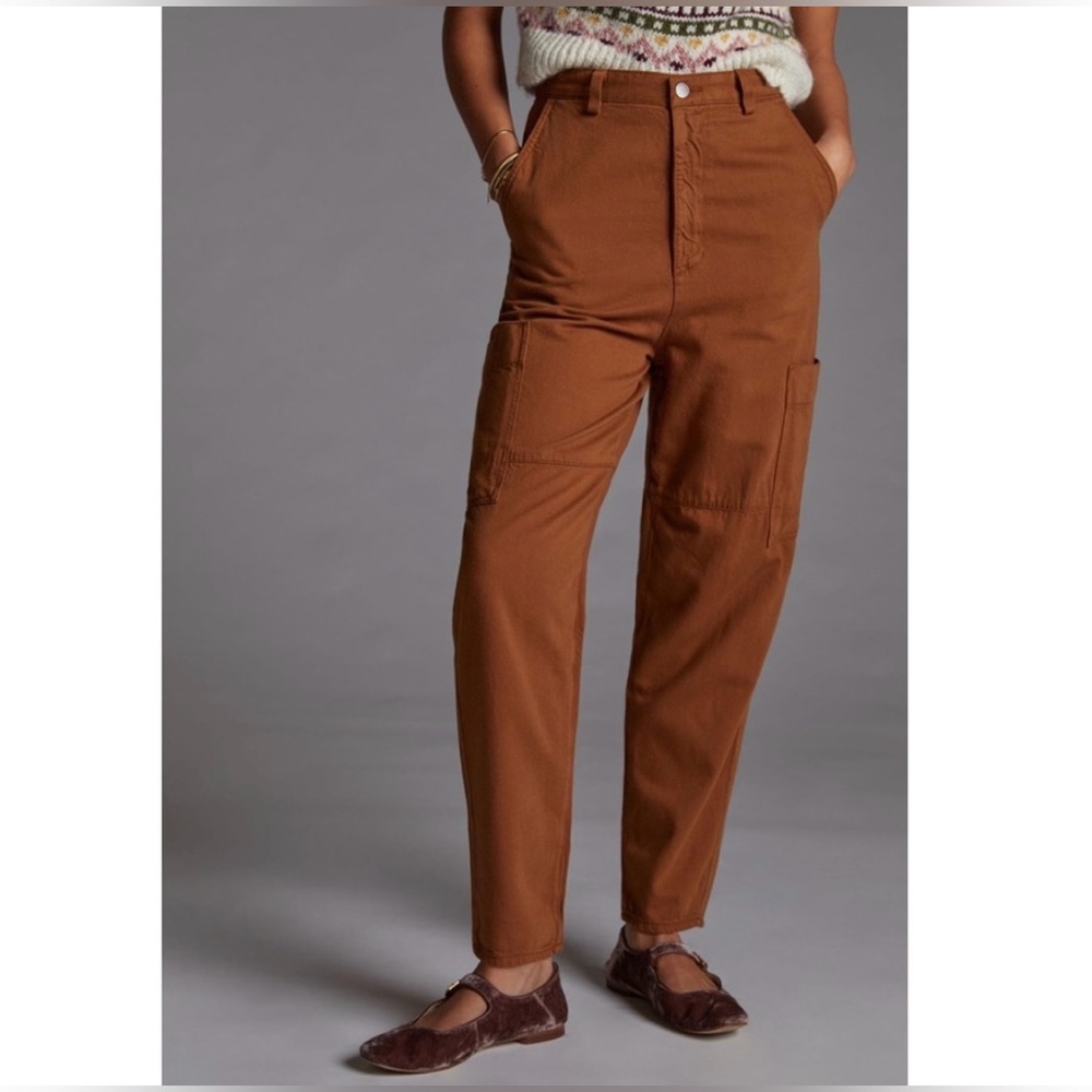 AG Renn Utility Clay Stone Straight Leg Brown Pants 27 R